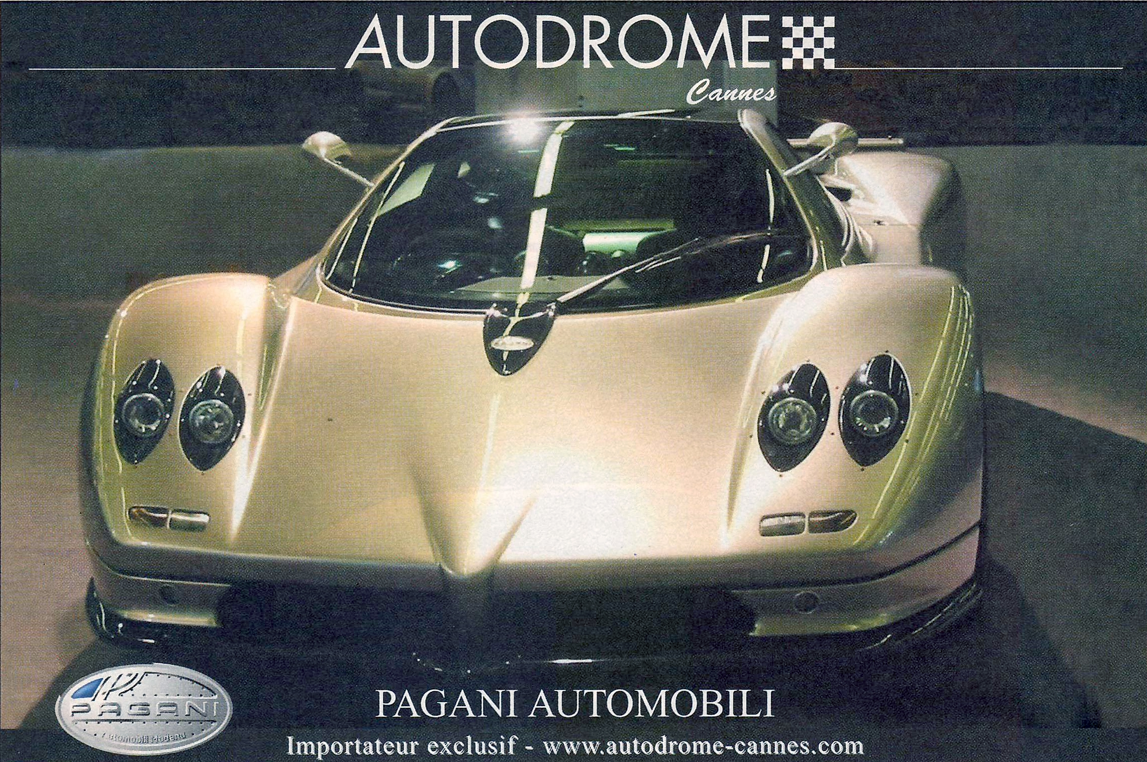Autodrome-Cannes-first Pagani-Importer